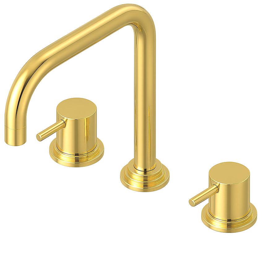 Revolución del Agua Flow grifo de cocina de 3 orificios con caño giratorio y conexión para agua filtrada de latón T152HLE - Productafbeelding