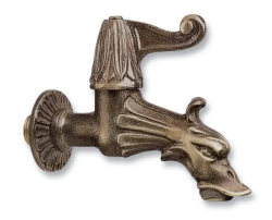 PB Garden Grifo de Pared Vintage para Fuente Grifo de Agua Fría Bronce con Conexión para Manguera de Jardín y Manija 1208969785