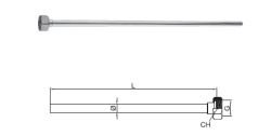 Tubo de conexión PB Tubo para grifo de cobre 1208969839