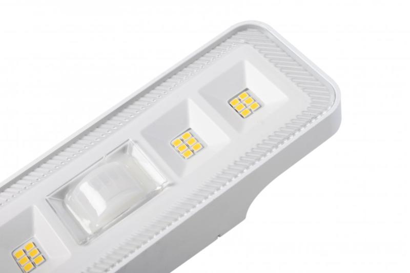 Luminaria solar con detector de movimiento y crepúsculo DAVOS, LED, 1000lm, 4000K, 2000mAh, IP54, blanco