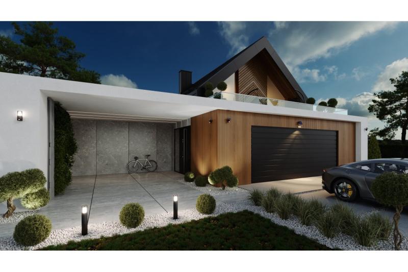 Luminaria solar con sensor de movimiento y crepúsculo DAVOS, LED, 1000lm, 4000K, 2000mAh, IP54, negro