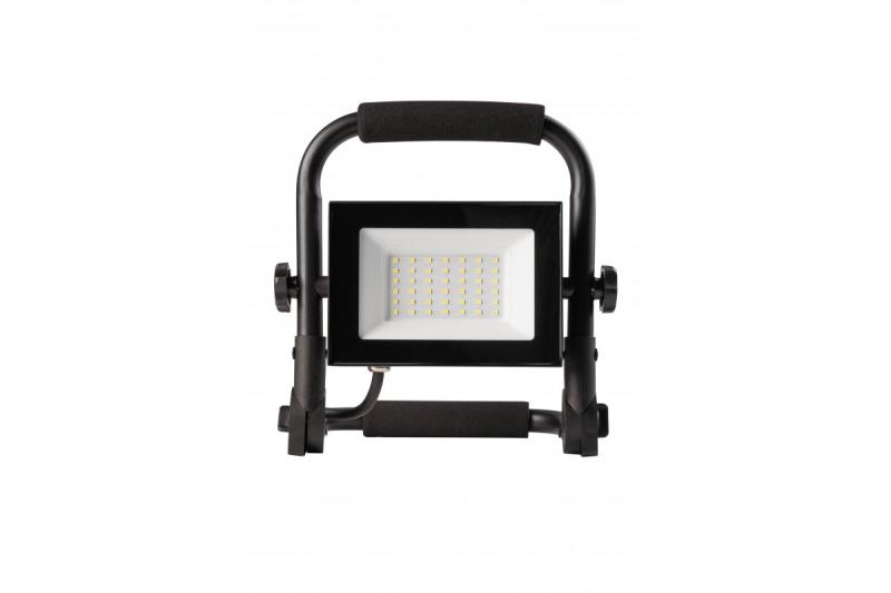 NELI Foco Portátil, LED, 30W, 2700lm, 6400K, AC220-240V, IP65, cable de 1.5m