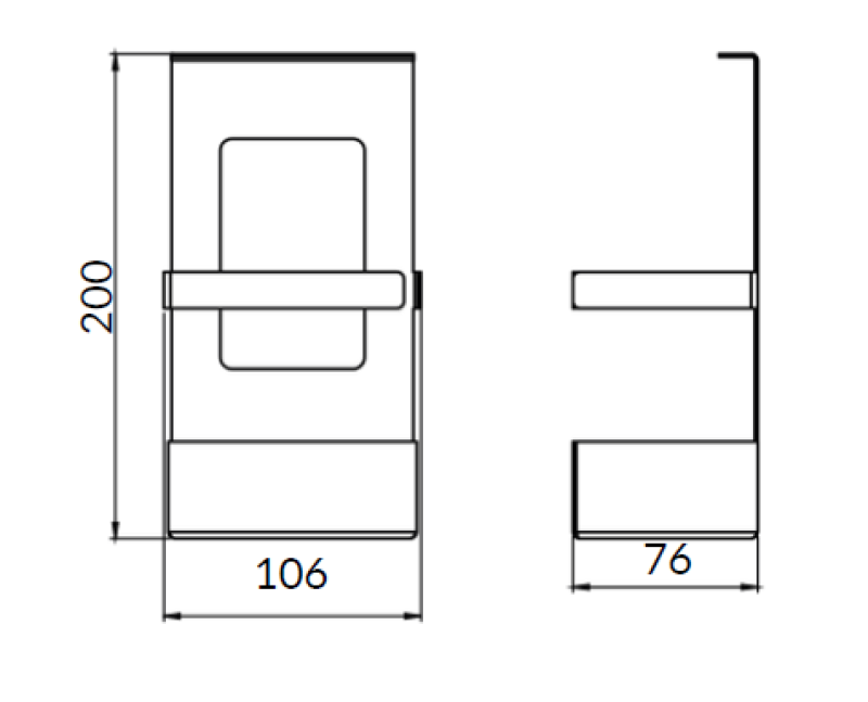 Cesta Epka Luxion para Rieles de Cocina Metal Negro 1208969965