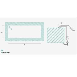 Banka Centurio 120 de acero inoxidable fregadero doble sobre encimera 120x50cm con escurridor 1208970029