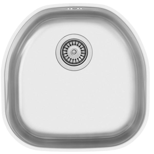 Lavabo de acero inoxidable Banka Denver 41 x 41 cm bajo encimera 1208970049.