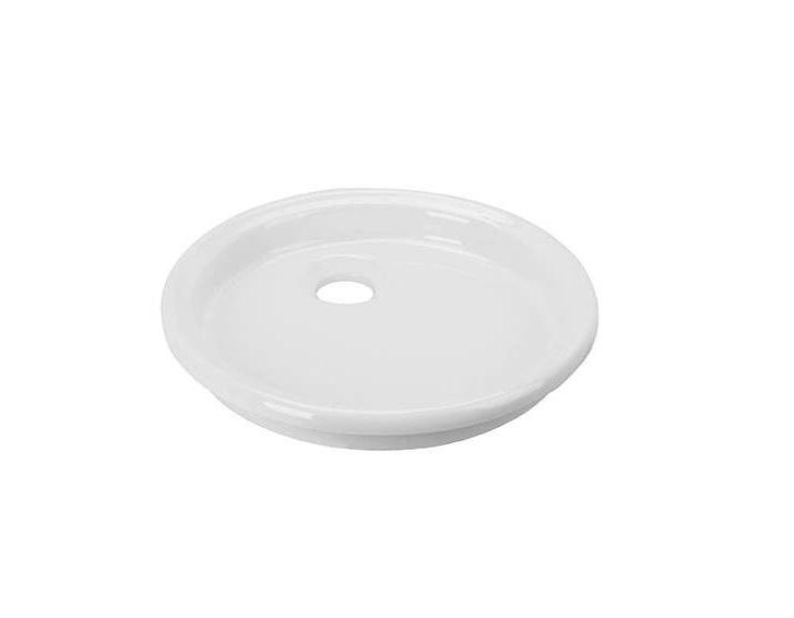 Ausmann Ceramic Glade - Lavabo Redondo de Cerámica Blanca Superficial 1208970093