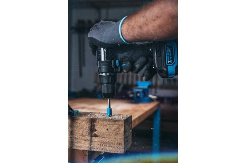 HÖGERT potente destornillador inalámbrico de 18V para madera y metal.