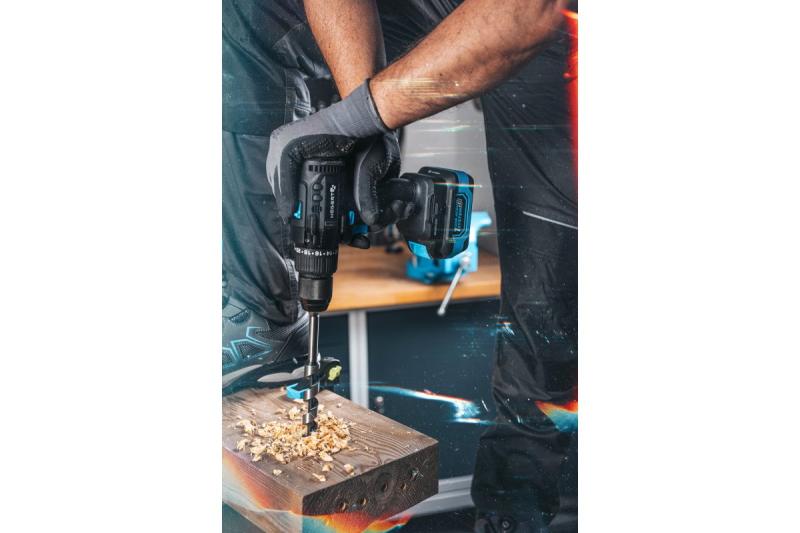 HÖGERT potente destornillador inalámbrico de 18V para madera y metal.