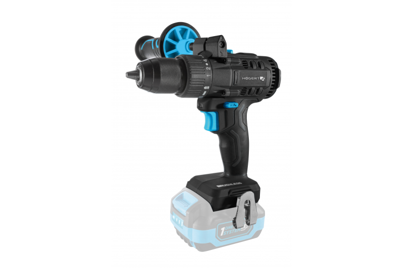 Högert atornillador inalámbrico sin escobillas de 18V para madera y metal.