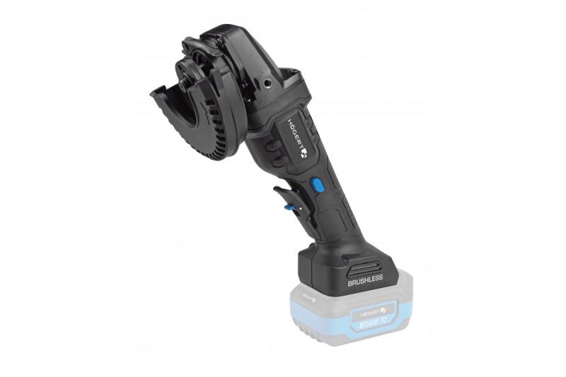 HÖGERT Amoladora angular inalámbrica con interruptor de paleta, 125MM, 18V - sin batería.