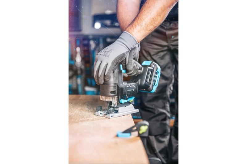 HÖGERT sierra de calar a batería, 18V, mango antivibración - sin batería.