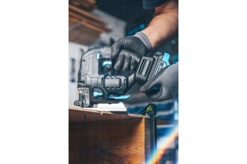 HÖGERT sierra de calar a batería, 18V, mango antivibración - sin batería.