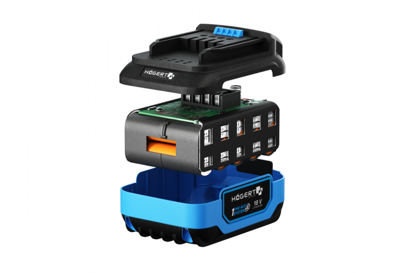 HÖGERT batería recargable 2 Ah 18 V