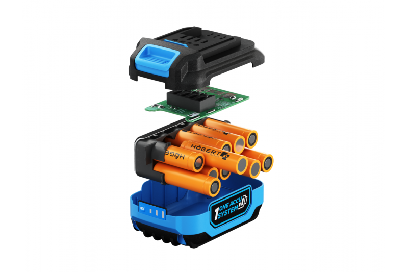 HÖGERT batería recargable 6.0 Ah 18 V.