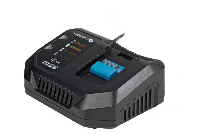 HÖGERT cargador de batería 4A 18V