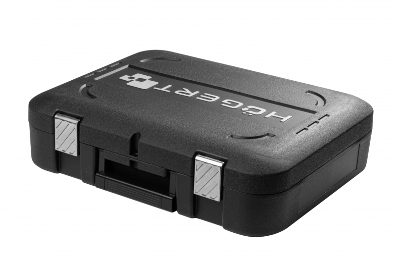 HÖGERT taladro percutor inalámbrico, 18V para ladrillo, piedra, madera, metal y plástico.