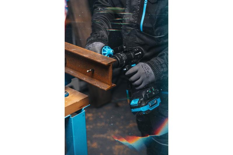 HÖGERT juego de llaves de impacto a batería 200 Nm 18V con motor sin escobillas.