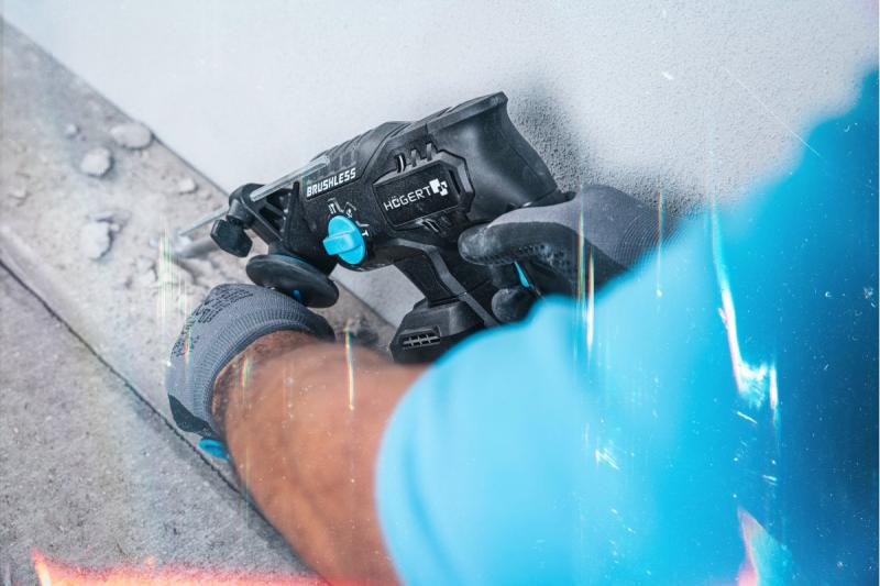 HÖGERT taladro inalámbrico, 18V, OneAccuSystem, con batería, cargador en maletín.