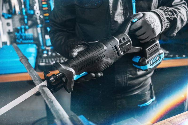 HÖGERT set de sierra recíproca a batería, 18V, sin escobillas, batería, cargador, accesorios