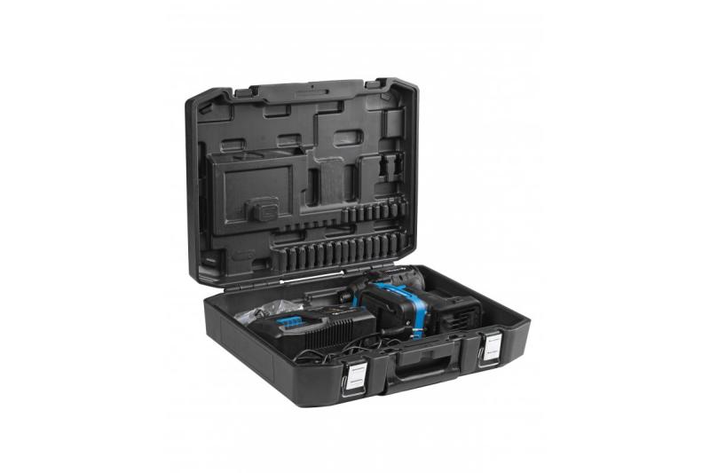 HÖGERT Plancha inalámbrica sin escobillas 18V, conjunto con batería, cargador y accesorios