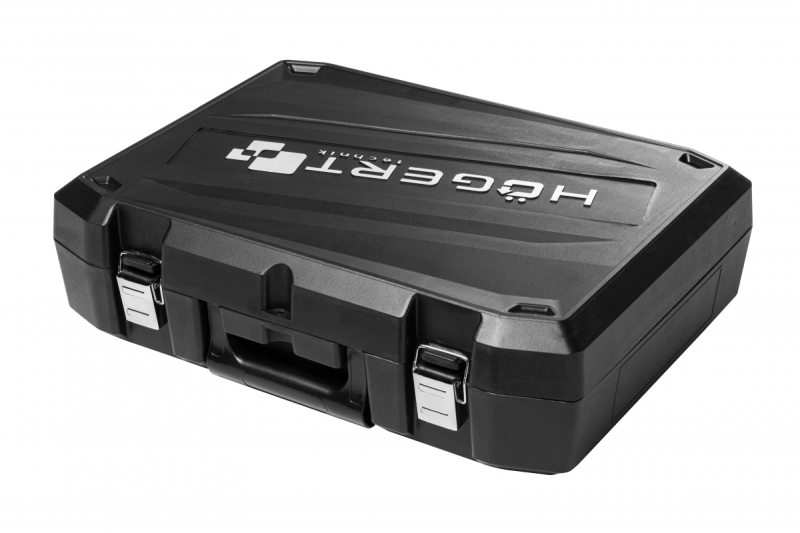 HÖGERT Plancha inalámbrica sin escobillas 18V, conjunto con batería, cargador y accesorios