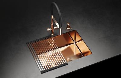 Ausmann Claridge Grifo de Cocina de 3 Vías con Caño Flexible y Agua Filtrada – Negro - 1208970506