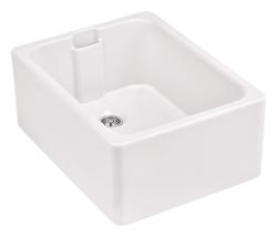 Ausmann Ceramic Haven Fregadero de Cerámica Blanco - Montaje en superficie, bajo encimera y empotrado 595 x 455 mm 1208970513