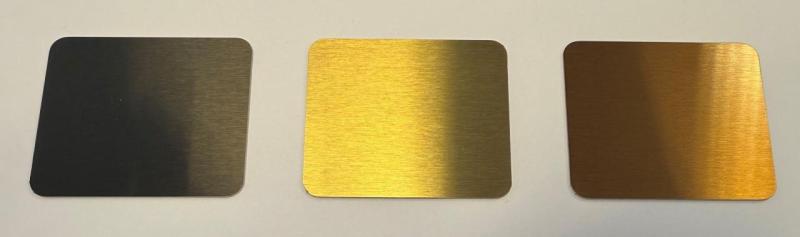 Muestra de color Pure.Sink PVD acero inoxidable cepillado oro 1208970650