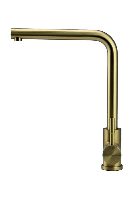 Pure.Sink Prestige Conjunto combinado Lavabo dorado de 50x40 cm con Grifo de cocina dorado 1208970764