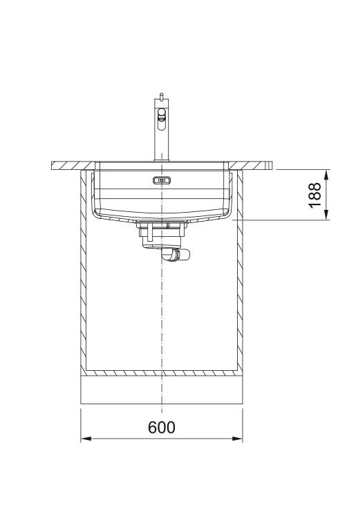 Franke Maris Quiet MQX 110.50 RVS Fregadero 50x40 cm Empotrable 122.0694.475