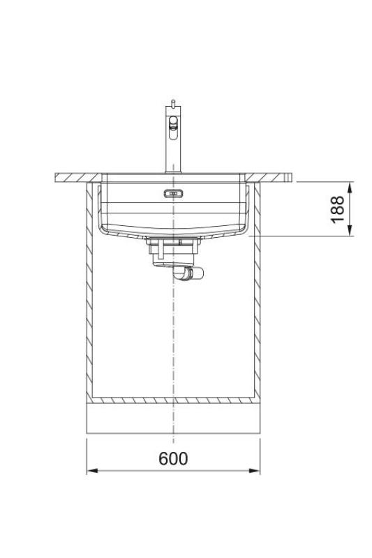 Franke Maris Quiet MQX 110.50 RVS Fregadero 50x40 cm Empotrable 122.0694.477