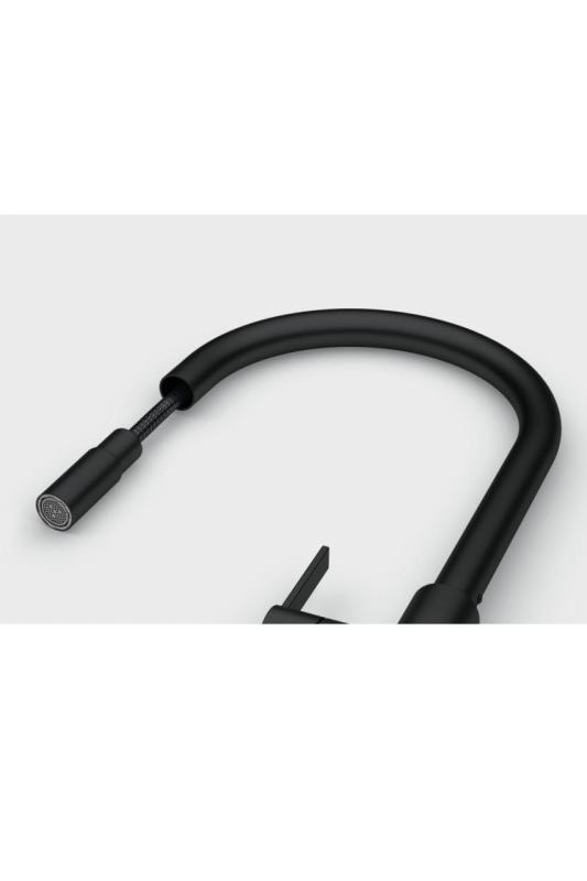 Grifo de Cocina Negro Franke Maris Slim J con Salida Extraíble 115.0728.389