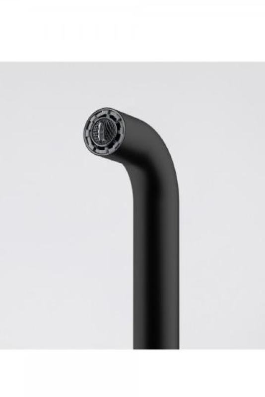 Franke Lina U Grifo de Cocina Giratorio Salida Negro 115.0728.474