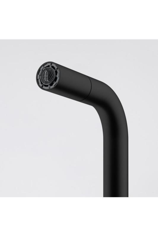 Franke Lina U Grifo de Cocina Negro Con Salida Extraíble 115.0728.477