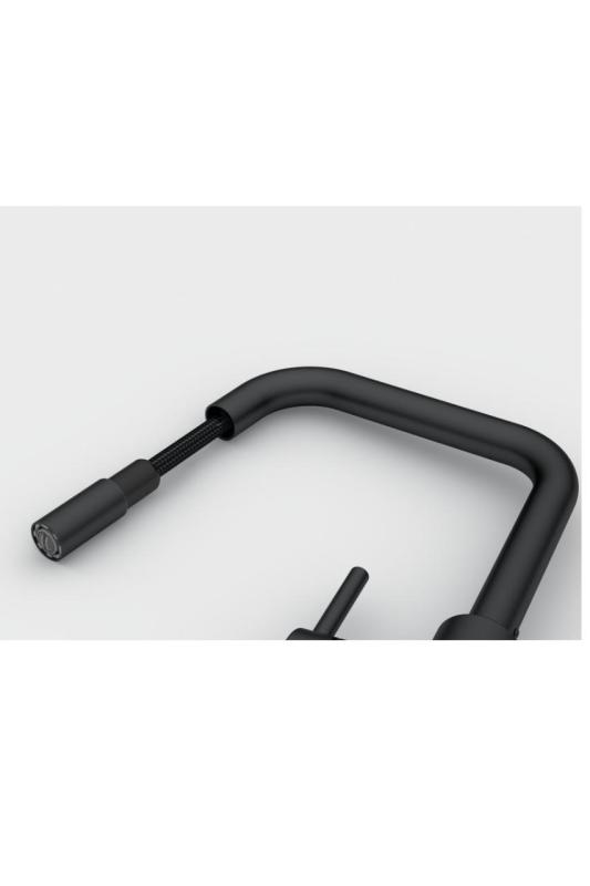 Franke Lina U Grifo de Cocina Negro Con Salida Extraíble 115.0728.477