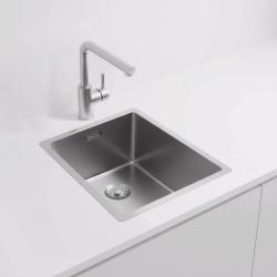 Pure.Sink Exclusivo fregadero de acero inoxidable 34x40 cm radio de 10mm para montaje inferior, montaje al ras y montaje superior PEX3440-02