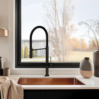Pure.Sink Exclusivo Fregadero de cobre 50x40 cm radio de 10mm para instalación inferior, instalación plana y montaje superior PEX5040-62
