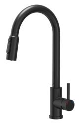 Grifo de cocina Quadri Viora Negro 3-vías con una conexión adicional para agua filtrada 1208971403