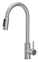 Grifo de cocina Quadri Viora RVS de 3 vías con una conexión adicional para agua filtrada 1208971404
