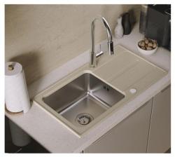 Grifo de cocina Quadri Viora Cromo de 3 vías con una conexión adicional para agua filtrada 1208971405
