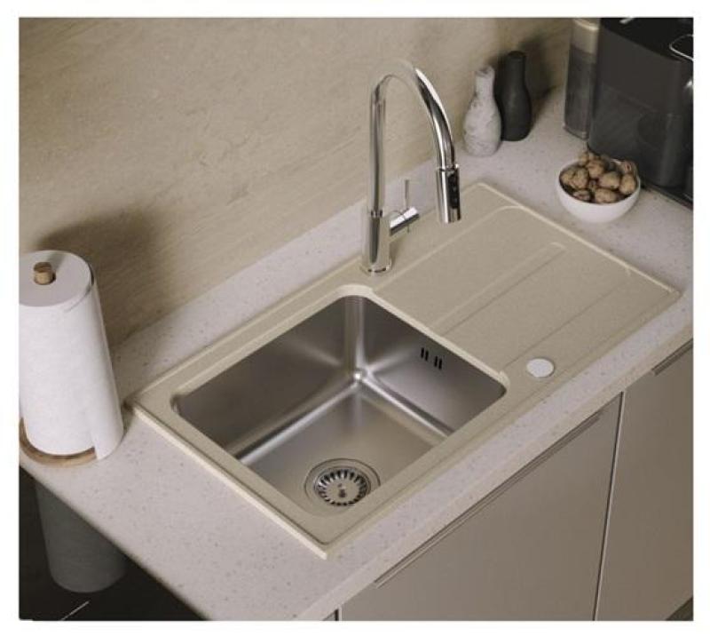 Grifo de cocina Quadri Viora Cromo de 3 vías con una conexión adicional para agua filtrada 1208971405