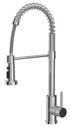 Grifo de cocina Quadri Redwick Cromo con salida semi-flexible y ducha con 2 tipos de chorro más función de cierre de agua 1208971412