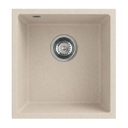 Graniteland Miniva Fregadero de Granito Beige empotrado 385x410 mm 1208971451