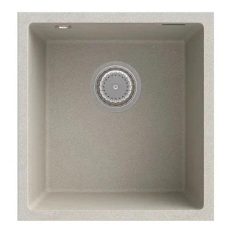 Graniteland Miniva Fregadero de Granito Beige empotrado 385x410 mm 1208971451