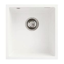 Graniteland Miniva Lavabo de Granito Blanco de Subestructura 385x410 mm 1208971452