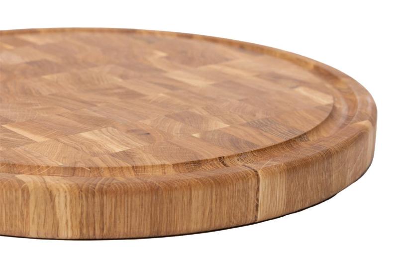 Woodsea Woodstone Oak redondo - Tabla de cortar redonda de roble Ø42cm 1208971525