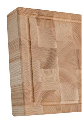 Woodsea Woodstone Ash S - Tabla de Cortar de Madera de Fresno Cuadrada 20x20cm 1208971526
