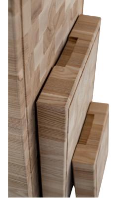 Woodsea Woodstone Ash S - Tabla de Cortar de Madera de Fresno Cuadrada 20x20cm 1208971526
