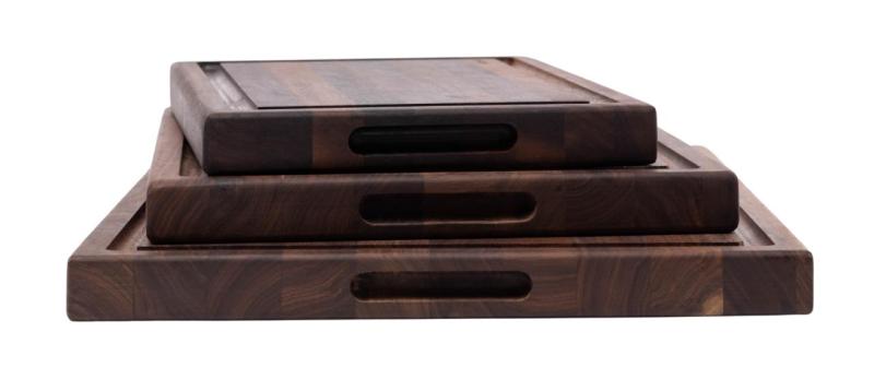 Woodsea Butcher Groove M - Tabla de cortar de madera de nogal con canal de jugo 50x38 cm 1208971535