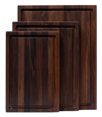 Woodsea Butcher Groove L - Tabla de cortar de madera de nogal con canal de jugo 60x45 cm 1208971536